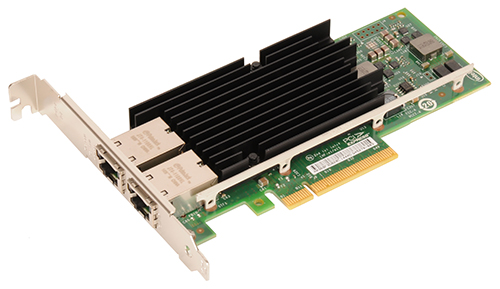 Hardware Attitude - Carte réseau Intel X540 Dual Port 10 Gigabit Ethernet  Converged- PCI-E